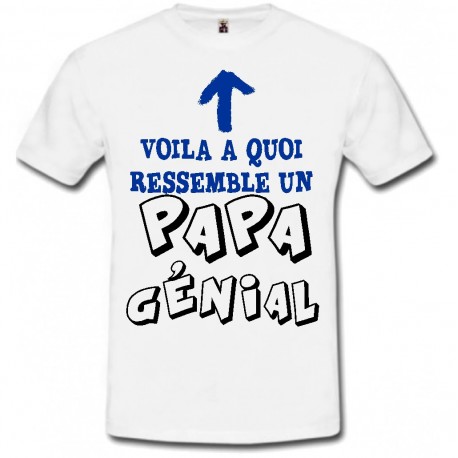 T-shirt papa génial