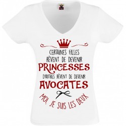 T-shirt princesse avocate