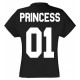 T-shirt princess noir