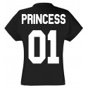 T-shirt princess noir
