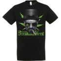 T-shirt breaking weed