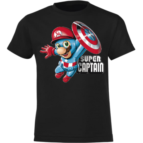 T-shirt captain mario