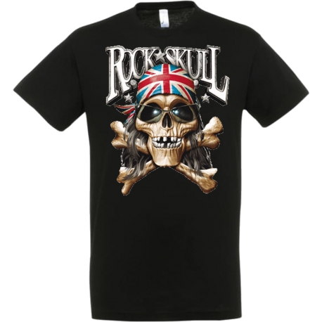 T-shirt rock skull