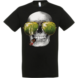 T-shirt skull poker
