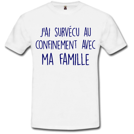 T-shirt J'ai survécu famille