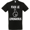 T-shirt fuck le coronavirus doigt