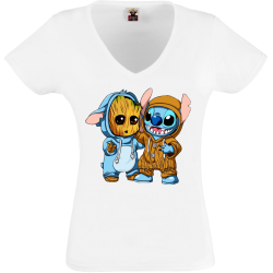 T-shirt Groots et Stitch