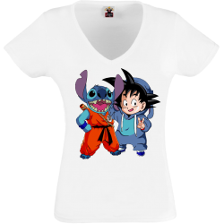 T-shirt Stitch et Sangoku