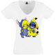 T-shirt Pikachu et Stitch